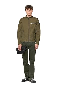 Amazon | [Diesel] (ディーゼル) メンズ ジャケット ライダース